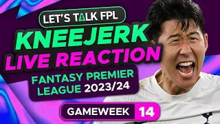 FPL KNEEJERK GAMEWEEK 14 | LIVE REACTION Q&A | Fantasy Premier League Tips 2023/24