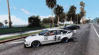 Alfa Romeo Alfetta GTV6 DTD Spec ||  GTA V Download free Modifications / Mod RTX ON