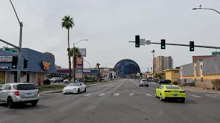 Driving Around Las Vegas Twain Ave Ghetto in 4k Video