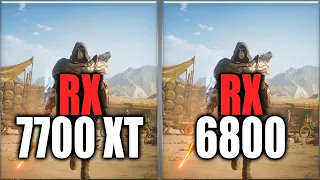 RX 7700 XT vs RX 6800 Benchmarks - Tested in 20 Games