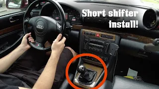 JHM Short Shifter On My B5 S4 - Completely Changed The Car!!!