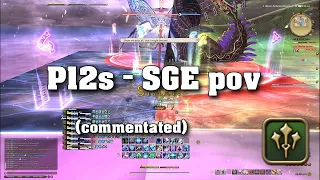 FFXIV P12s - Phase 1 + 2 SGE pov (commentated)