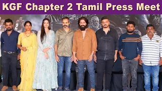 Full Videos: KGF Chapter 2 Tamil Pre Release Event | KGF Chapter 2 Press Meet | Yash |SrinidhiShetty