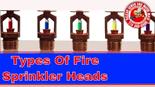 Types of Fire Sprinkler Heads Explained: Courtesy of Team Balkan