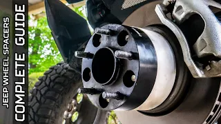 The WHEEL SPACER guide for Jeep JL, JT & JK - Size comparison, Install Tips, and more!