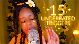 ASMR | 15 Underrated Triggers That WILL Cure Your Tingle Immunity 💛🤤✨(VIEWERS CHOICE)✨