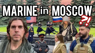 AMERICAN MARINE in Moscow, RUSSIA! With @WildSiberian  Is it safe for him? Is it safe for you?