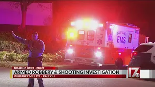 Armed robbery and shooting investigation in Raleigh