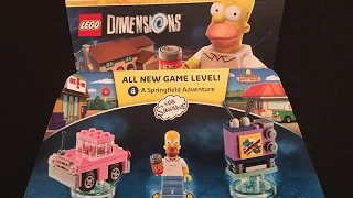 The Simpsons Level Pack Lego Dimensions Unboxing & Building