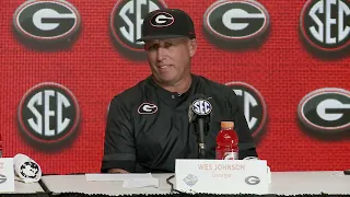 Georgia Postgame Presser - 2024 SEC Baseball Tournament - UGA 1, LSU 9