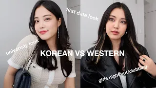 Korean vs Western Style: University, First Date, Girls Night Out/Clubbing