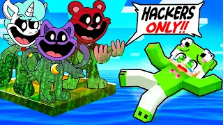 LOCKED on ONE HACKER RAFT With SMILING CRITTERS!