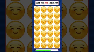 Test Your Mind: Spot the Odd Emoji!#emoji #spottheodd #emojiquiz #findtheodd #emojigame #puzzlegame