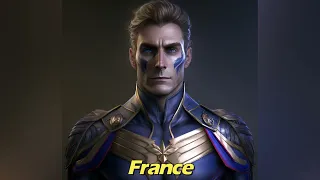 Imagine other countries had their Captain Americas - AI Creations