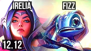 IRELIA vs FIZZ (MID) | 11/1/3, 7 solo kills, Legendary, 400+ games | NA Diamond | 12.12