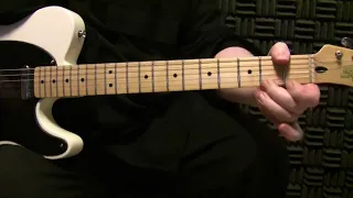 Texas Highway Riffs Blues Guitar Lesson Demo + Backing Track