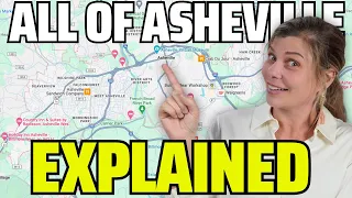 Map TOUR of Asheville NC - Where Should You Live in North Carolina?