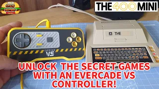 Unlock THE400 Mini SECRET Games With An Evercade VS Controller!