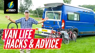 Off Grid DIY Low Budget Camper Van Conversion With E Bike Charging | Ray's Ultimate Build