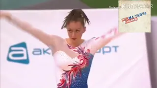 Trampoline gymnastics skill 2018