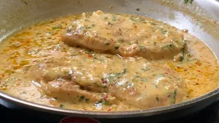 Creamy garlic chicken breast recipe / creamy garlic chicken recipe /  garlic chicken recipe