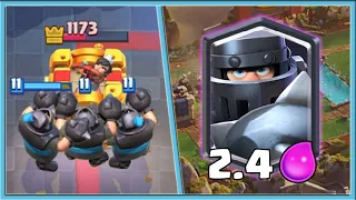 🗿 MEGA KNIGHT FOR 2.4 ELIXIR! FASTEST DECK WITH MEGA KNIGHT  / Clash Royale