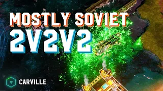 Rainy Day Games: Mostly Soviet 2v2v2 - Carville - Red Alert 3