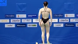 Laura Valore🏊 2022 Springboard 3m, European Diving Championship. #springboard #athletics #shorts