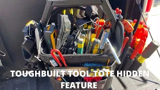 Toughbuilt tool tote hidden feature!