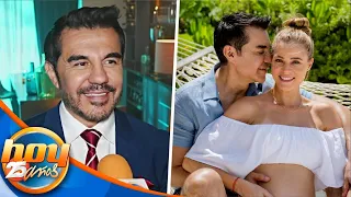 Adrián Uribe feliz por el embarazo de su esposa y aclara por qué esta vez no tendrá un parto en agua