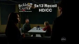 Castle 5x13 "Recoil"   Beckett Interrogates McManus  (HD/CC/L↔L)