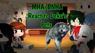 MHA/BNHA Character React to Deku's Pets/Deku you have lot's of/Midoriya's animal/BNHA/Gacha Club