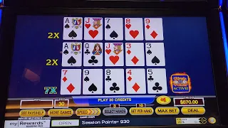 $400 into a royal flush I can't believe it