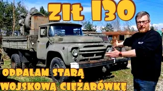 ził 130 odpalam starą wojskową ciężarówkę