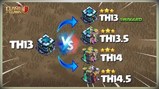 Th13 vs Th14 3 Star Attacks! CWL + War + Legend! | Th13 vs Max Th14 War Strategy Clash of Clans Coc