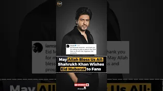 Shahrukh Khan Wishes Eid Mubarak 🥰💗 #shorts #viralshorts #ytshorts #news #bollywood #actor