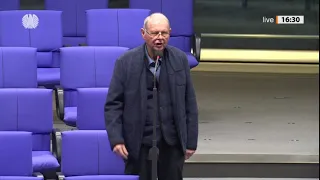 BEMERKUNG : ROBERT FARLE ( FRAKTIONSFREI AFD ) AM 25.JANUAR IM DEUTSCHEN BUNDESTAG IN BERLIN.