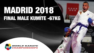 GOLD MEDAL. 2018 World Championships. Dacosta (FRA) vs Figueira (Brazil) | WORLD KARATE FEDERATION