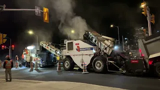 Asphalt paving Ottawa busy intersection Laurier and Nicolas