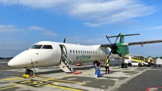 TRIP REPORT | Widerøe Dash 8-Q400 | BGO-AES | WF454