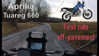 Aprilia Tuareg 660 - First Impressions & Off-Pavement Ride