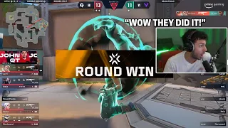 Tarik Reacts to EG Defeat V1 in the VCT Game Changers Final