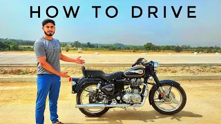 How to drive royal enfield bullet 350😎| Bullet 350 standard 2022 | Bs6 bullet