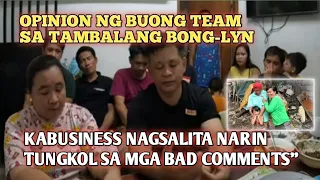 ANO ANG SALOOBIN NG BUONG KABUSINESS TEAM?@KABUSINESS NAGSALITA NARIN.#papadinztv