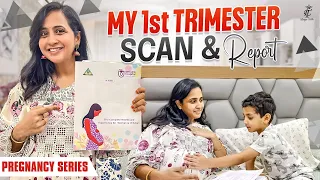 My 1st Trimester Scan & Report || NT Scan || baby #2 || Pregnancy Series | lasya vlogs ||@LasyaTalks