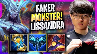 FAKER IS A MONSTER WITH LISSANDRA! - T1 Faker Plays Lissandra MID vs Qiyana! | Season 2023