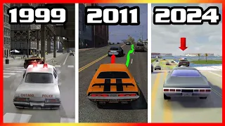 Evolution of Artificial Intelligence in DRIVER Video Games (1999-2024)