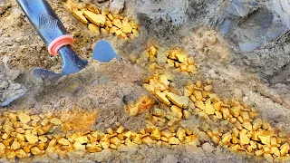 TREASURE HUNTING! RICH SUDDENLY GET GOLD IN THE MOUNTAIN HIDDEN TREASURE, WORTH MILLION DOLLAR.