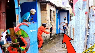 ESCAPE PRISONER PRANK IN THE GHETTO!! PART 2 Maxfield/Jamaica (almost got shot)