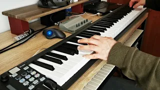 Testing key velocity and touch feeling iCON iKeyboard 8S ProDriver Novation Speedio | SoftWave Music